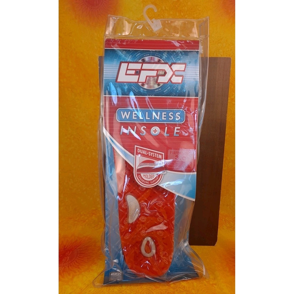 EFX Wellness Insole Performance 3.0 Red Dual‎ System Molded Ergonomic Support